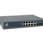 Level One GEP-1221 Unmanaged L2 PoE++ Switch με 10 Θύρες Gigabit (1Gbps) Ethernet και 2 SFP Θύρες