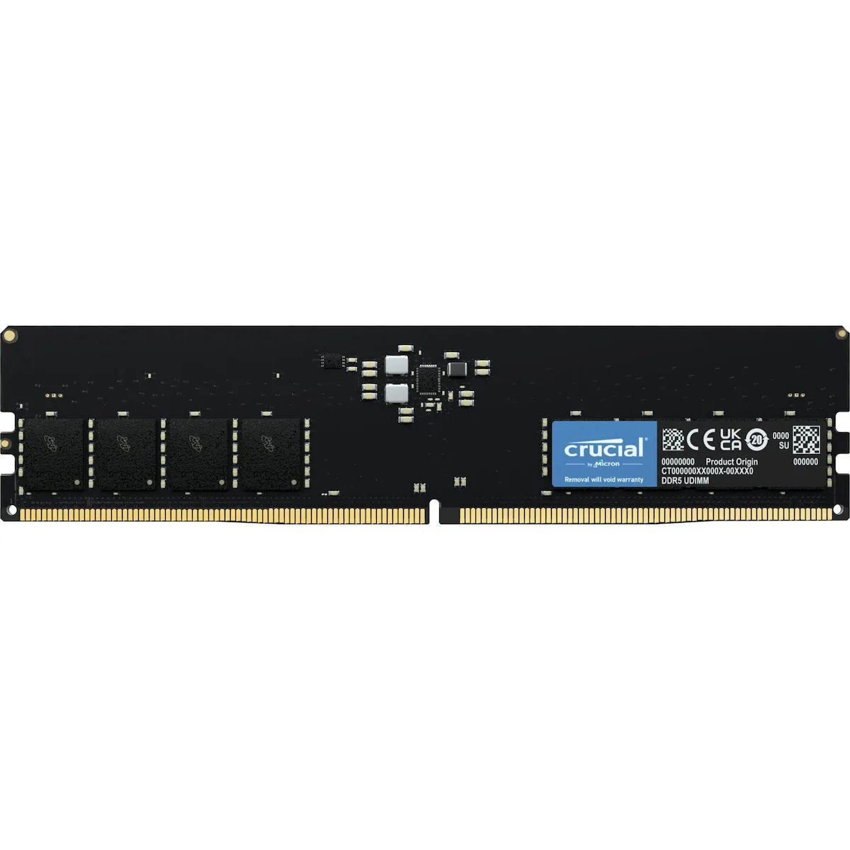 Crucial DDR5 με Module 1x16GB και Ταχύτητα 5600 για Desktop CT16G56C46U5 - Image 1