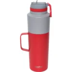 Asobu Twin Pack TWP33 Μπουκάλι Θερμός Ανοξείδωτο 900ml Κόκκινο με Καπάκι-Κύπελλο και Λαβή TWP33