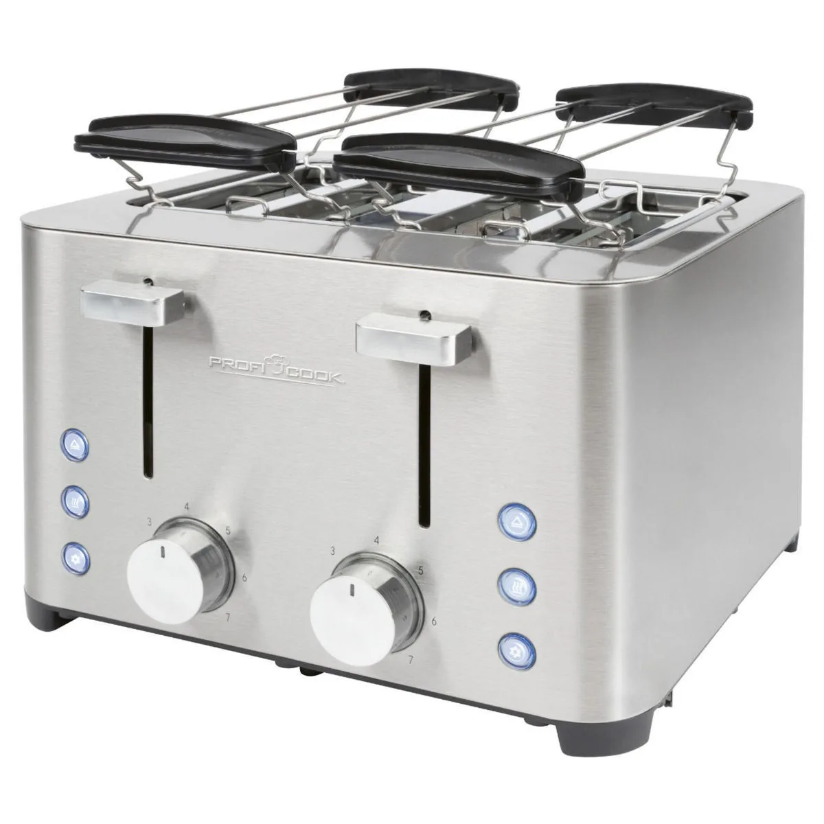 Profi Cook PC-TA 1252 Φρυγανιέρα 4 Θέσεων 1500W Inox - Image 1