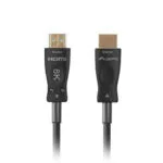 Lanberg HDMI 2.1 Cable HDMI male - HDMI male 40m Μαύρο CA-HDMI-30FB-0400-BK