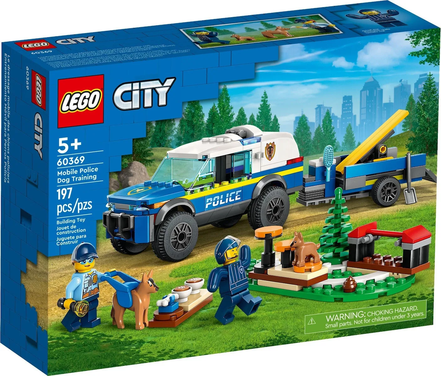 LEGO City Mobile Police Dog Training για 5+ Ετών 60369 - Image 1