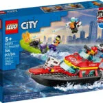 LEGO City Fire Rescue Boat για 5+ Ετών 60373