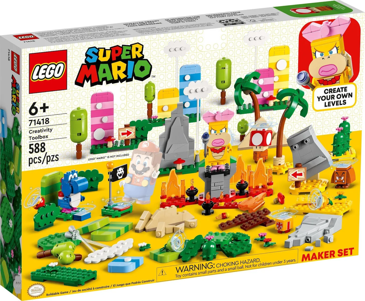 LEGO Super Mario Creativity Toolbox Maker Set για 6+ Ετών 71418 - Image 1