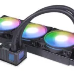 Alphacool Eisbaer Pro HPE Aurora 360 Υδρόψυξη Επεξεργαστή Τριπλού Ανεμιστήρα 120mm για Socket AM4/AM5/1700/1200/115x με ARGB Φωτισμό