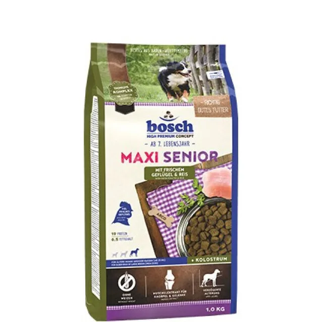 Bosch Petfood Concepts Maxi Senior 12.5kg Ξηρά Τροφή χωρίς Σιτηρά για Ηλικιωμένους Σκύλους Μεγαλόσωμων Φυλών με Κοτόπουλο και Ρύζι - Image 1