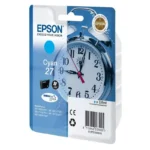 Epson 27 Γνήσιο Μελάνι Εκτυπωτή InkJet Κυανό (C13T27024010 C13T27024012)