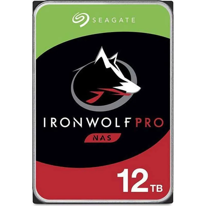 Seagate IronWolf Pro 12TB HDD Σκληρός Δίσκος 3.5" SATA III 7200rpm με 256MB Cache για NAS ST12000NT001 - Image 1