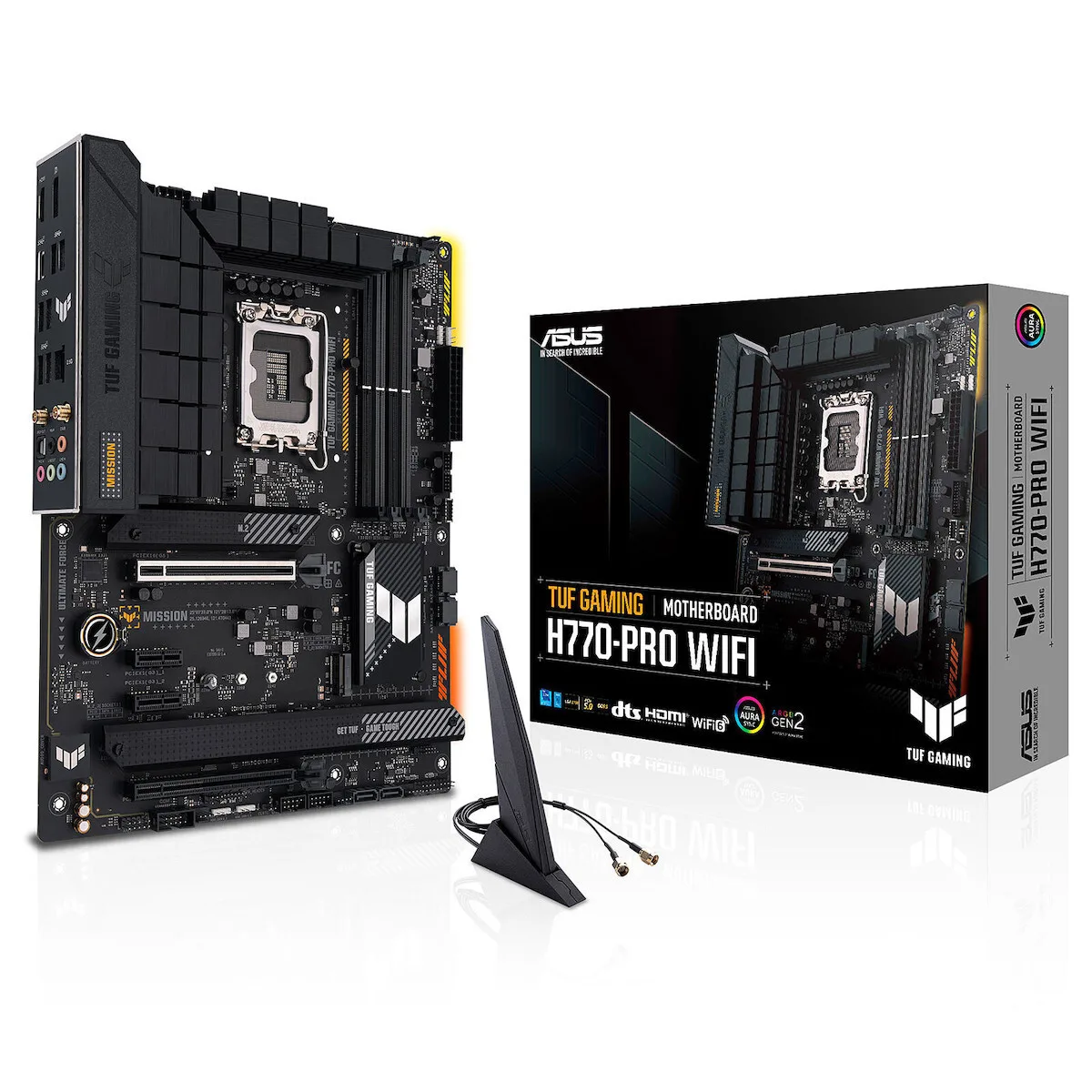 Asus TUF GAMING H770-PRO WIFI Motherboard ATX με Intel 1700 Socket 90MB1D50-M0EAY0 90MB1D50-M1EAY0 - Image 1
