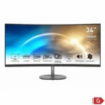 MSI MP341CQ VA Curved Gaming Monitor 34" QHD 3440x1440 με Χρόνο Απόκρισης 4ms GTG