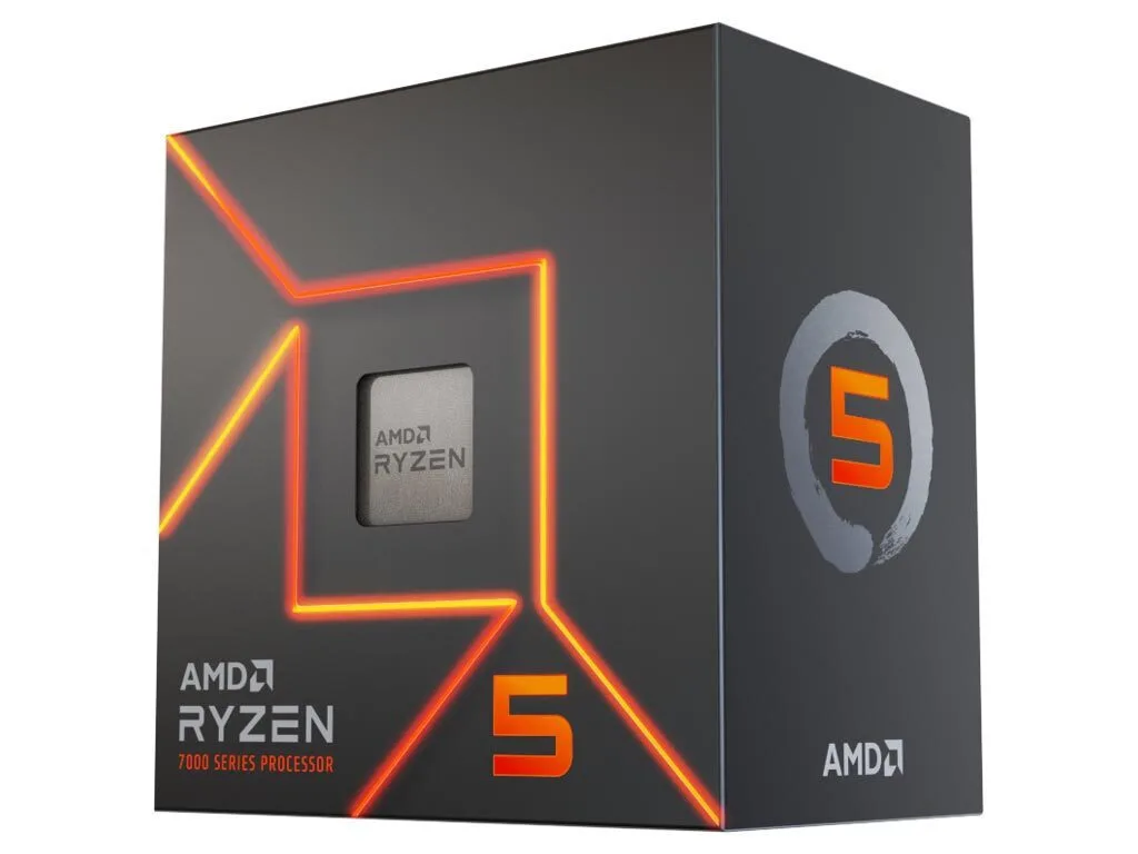 AMD Ryzen 5 7600 3.8GHz Επεξεργαστής 6 Πυρήνων για Socket AM5 σε Κουτί με Ψύκτρα - Image 1