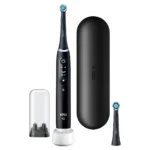 Oral-B iO Series 6N Ηλεκτρική Οδοντόβουρτσα με Χρονομετρητή, Αισθητήρα Πίεσης και Θήκη Ταξιδίου Black Lava