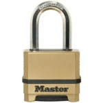 Master Lock Ατσάλινο Λουκέτο Πέταλο με Κλειδί 9mm Ασημί M175EURDLF