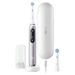 Oral-B iO Series 9N Ηλεκτρική Οδοντόβουρτσα με Χρονομετρητή, Αισθητήρα Πίεσης και Θήκη Ταξιδίου Rose Quartz