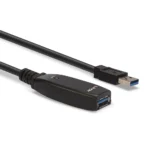 Lindy USB 2.0 Cable USB-A male - USB-A female Μαύρο 15m 43322
