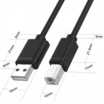 Unitek USB 2.0 Cable USB-A male - USB-B male Μαύρο 3m (Y-C420GBK)