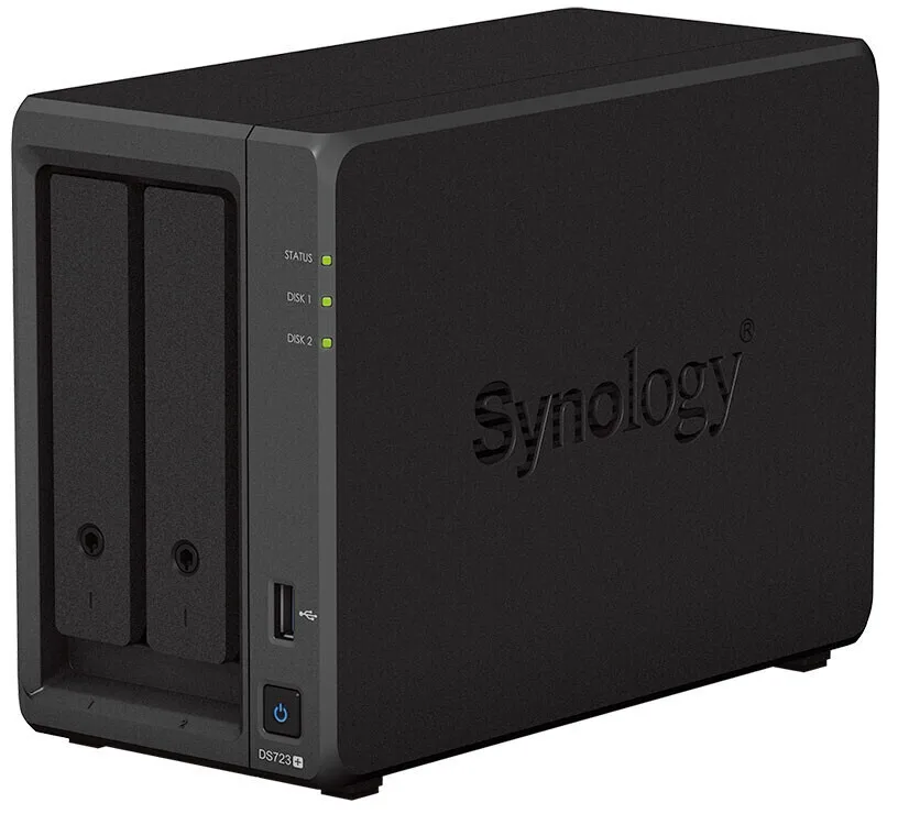 Synology DiskStation DS723+ NAS Tower με 2 θέσεις για HDD/M.2/SSD και 2 θύρες Ethernet - Image 1