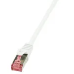 LogiLink S/FTP Cat.6 Καλώδιο Δικτύου Ethernet 2m Λευκό 1τμχ CQ2051S