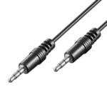 Goobay Καλώδιο 3.5mm male - 3.5mm male Μαύρο 2.5m (51659)