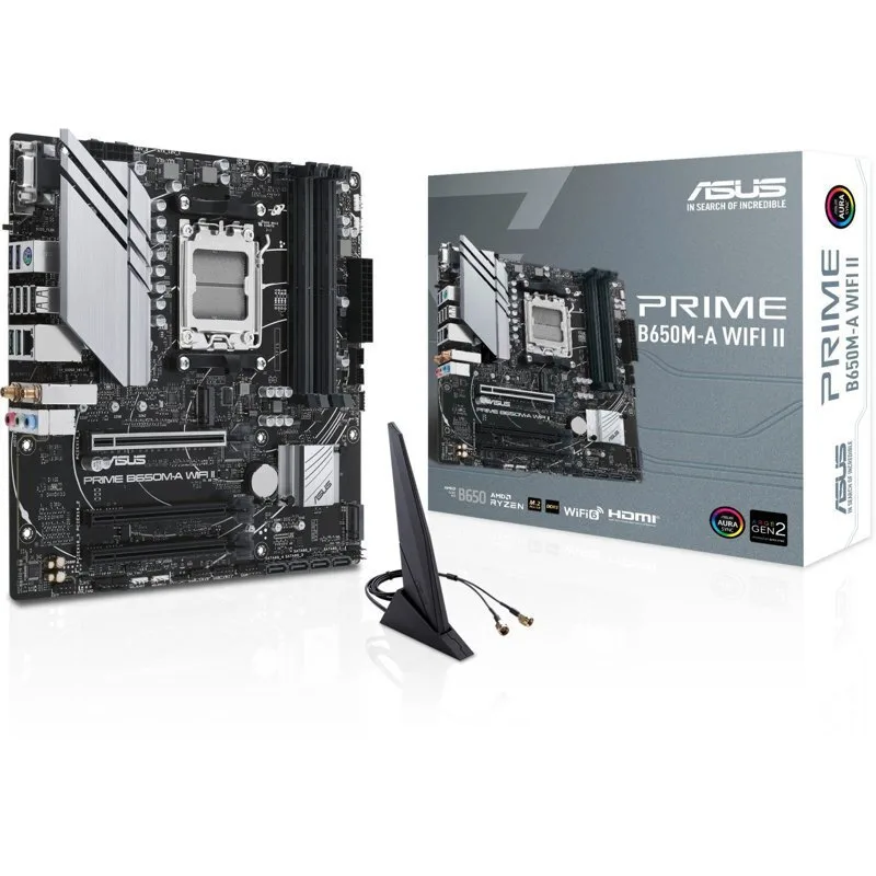 Asus Prime B650M-A WIFI II Motherboard Micro ATX με AMD AM5 Socket 90MB1EG0-M0EAY0 - Image 1