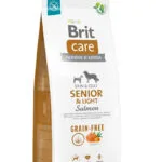Brit Care Skin & Coat Senior & Light 12kg Ξηρά Τροφή Διαίτης, χωρίς Σιτηρά & Γλουτένη για Ηλικιωμένους Σκύλους με Πατάτες και Σολομό