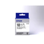 Epson LK-5WBN Ταινία Ετικετογράφου σε Μαύρο Χρώμα C53S655006