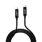 Lindy USB 3.2 Cable USB-C male - USB-C 60W Μαύρο 3m (43348)