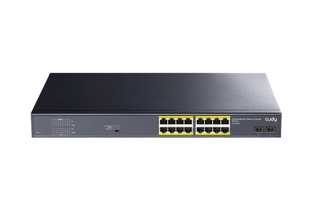 Cudy GS1020PS2 Unmanaged L2 PoE+ Switch με 16 Θύρες Gigabit (1Gbps) Ethernet - Image 1