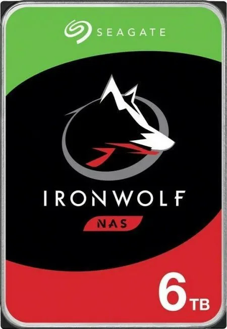 Seagate Ironwolf 6TB HDD Σκληρός Δίσκος 3.5" SATA III 5400rpm με 256MB Cache για NAS ST6000VN006 - Image 1