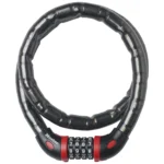 Master Lock 8226 Combination Cable Lock 8226EURDPRO Κλειδαριά Ποδηλάτου Κουλούρα με Κλειδί Μαύρη