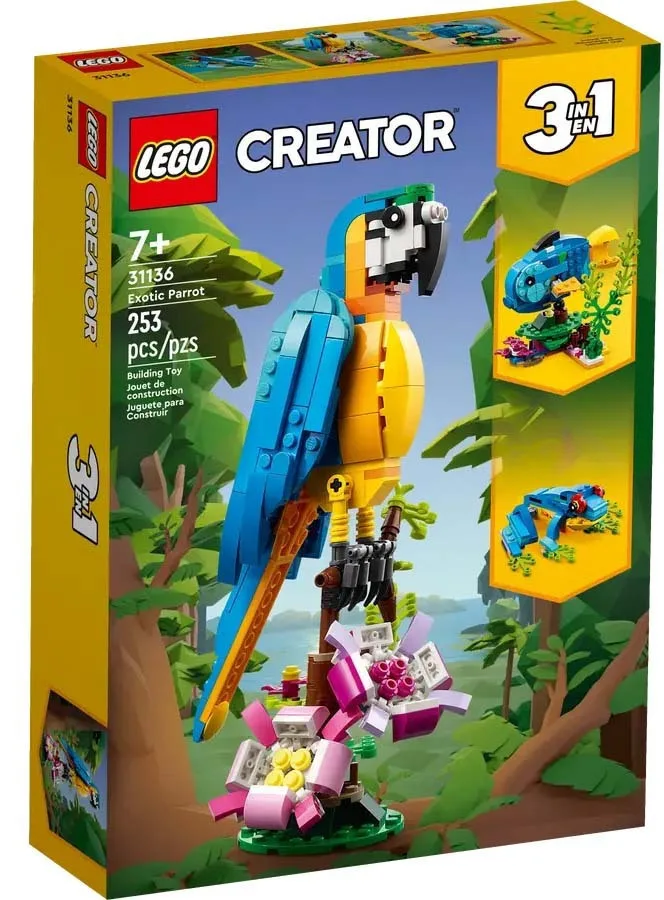 LEGO Creator Exotic Parrot για 7+ Ετών 31136 - Image 1