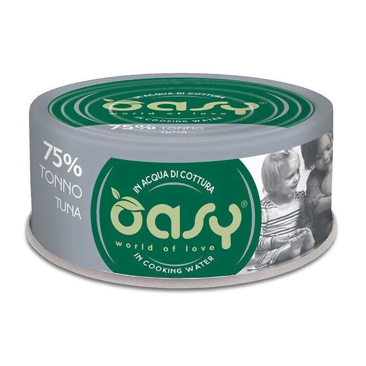Oasy World Of Love Adult Υγρή Τροφή για Ενήλικες Γάτες σε Κονσέρβα με Τόνο χωρίς Σιτηρά & Γλουτένη 70gr - Image 1