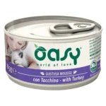 Oasy World of Love Υγρή Τροφή για Ενήλικες Γάτες σε Κονσέρβα με Γαλοπούλα χωρίς Σιτηρά 85gr