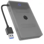 Icy Box IB-AC603b-U3 Θήκη για Σκληρό Δίσκο 2.5" SATA III με σύνδεση USB 3.2 σε Γκρι χρώμα IB-AC603b-U3