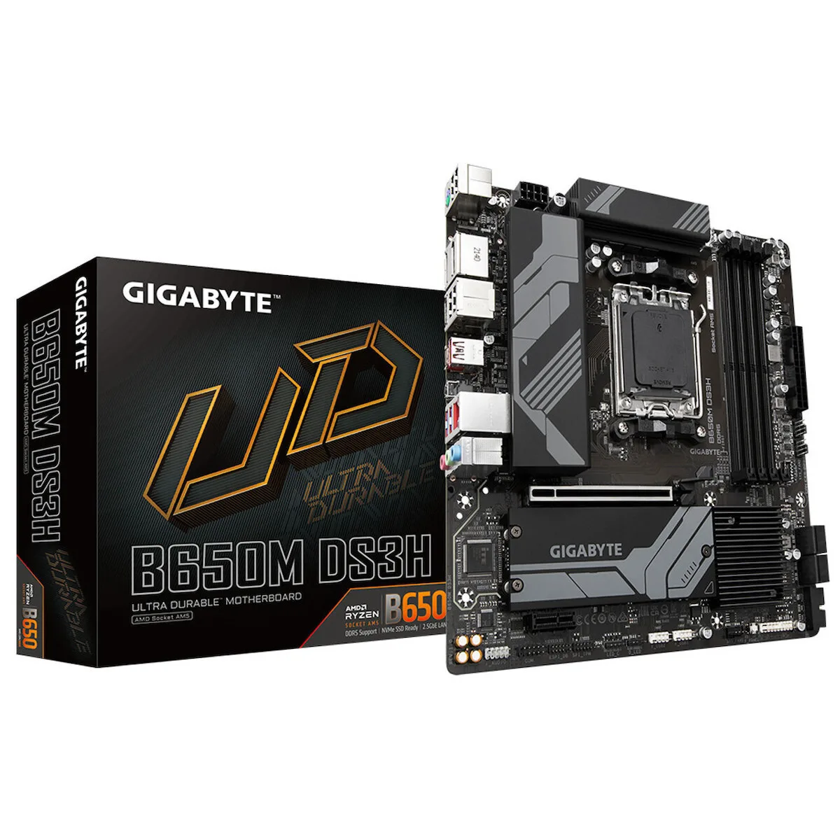 Gigabyte B650M DS3H Motherboard Micro ATX με AMD AM5 Socket - Image 1