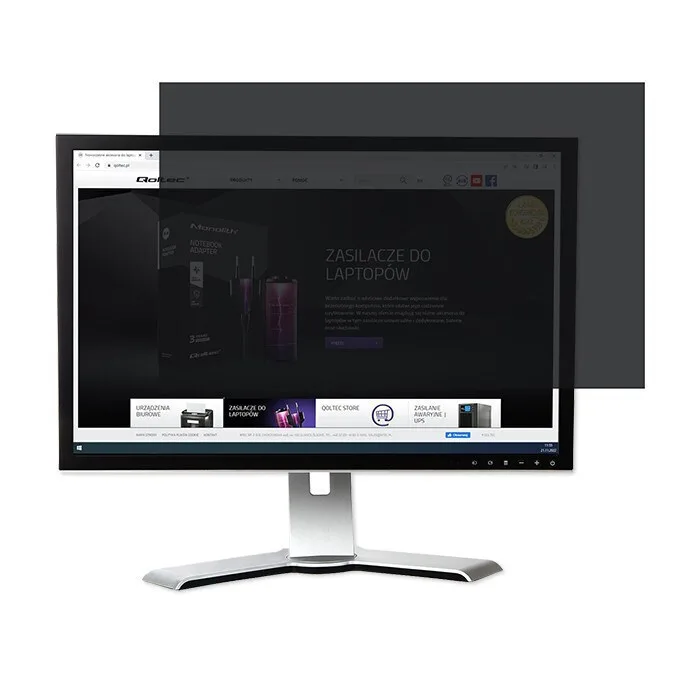 20230130100052_7dc1091a Qoltec 51055 Φίλτρο Προστασίας Απορρήτου για Οθόνες 21.5" (16:9) - Image 1