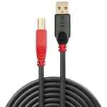 Lindy USB 2.0 Cable USB-A male - USB-B male Μαύρο 15m 42762