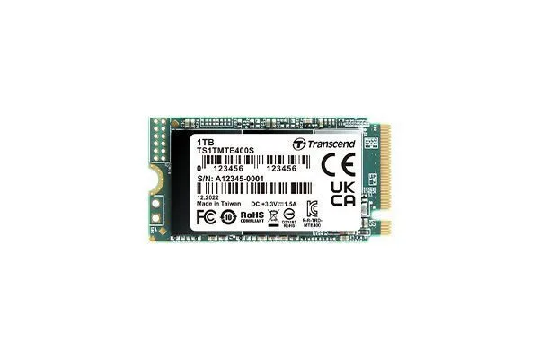 Transcend SSD 1TB τύπου M.2 με σύνδεση PCI Express 3.0 TS1TMTE400S - Image 1