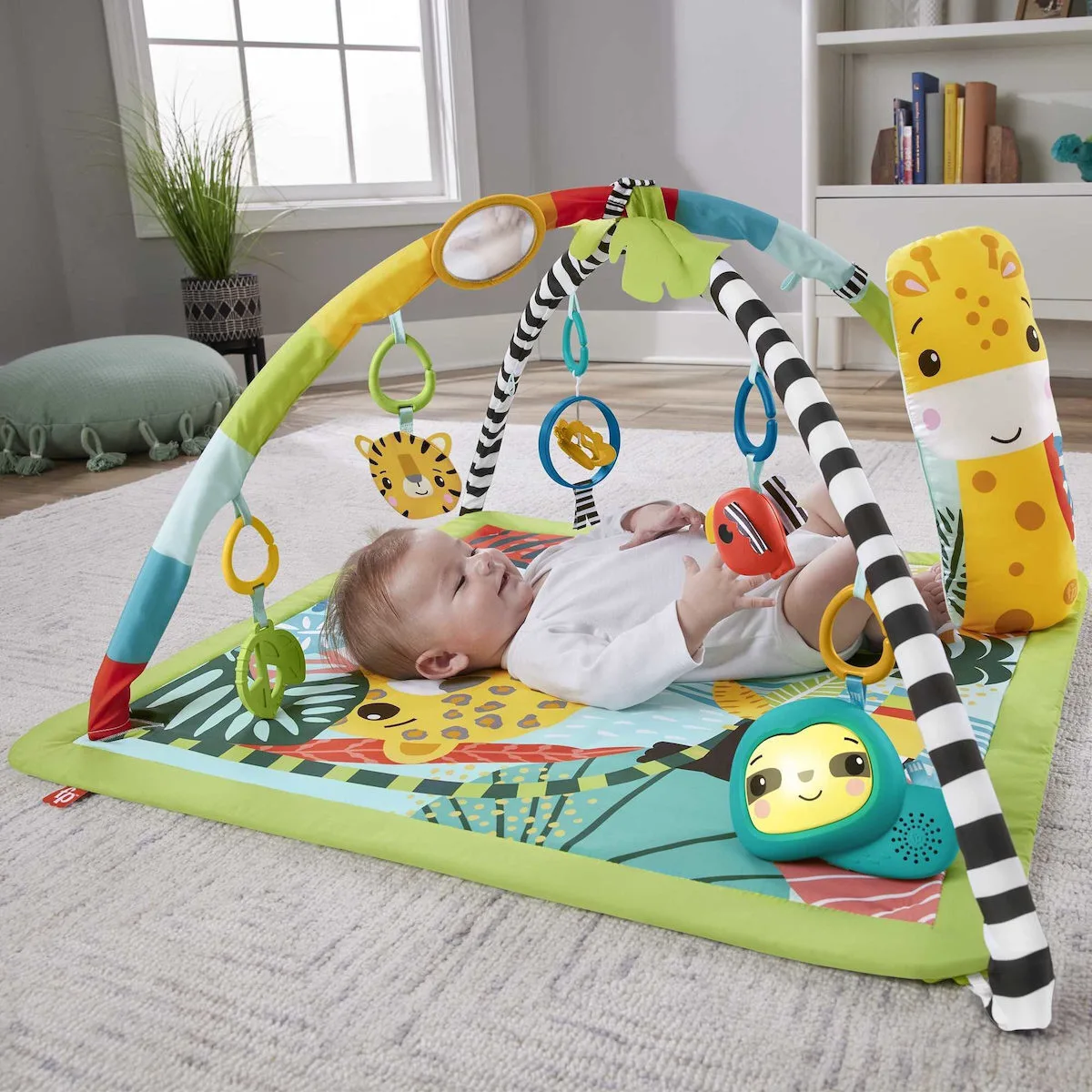 20230131091851_9d2f5355 Fisher Price Rainforest Γυμναστήριο Δραστηριοτήτων με Μουσική για Νεογέννητα HJW08 - Image 1