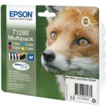 Epson T1285M Γνήσιο Πακέτο 4 Μελανιών Εκτυπωτή InkJet Κίτρινο / Κυανό / Ματζέντα / Μαύρο (C13T12854010 C13T12854012)