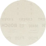 Bosch EXPERT M480 Φύλλο Λείανσης Έκκεντρου Τριβείου K120 150x150mm Σετ 5τμχ 2608900691