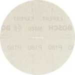 Bosch EXPERT M480 Φύλλο Λείανσης Έκκεντρου Τριβείου K180 125x125mm Σετ 5τμχ 2608900675