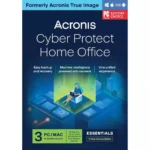 Acronis Cyber ​​Protect Home Office Essentials for Windows & MAC για 1 Συσκευή και 1 Έτος Χρήσης (Ηλεκτρονική Άδεια)