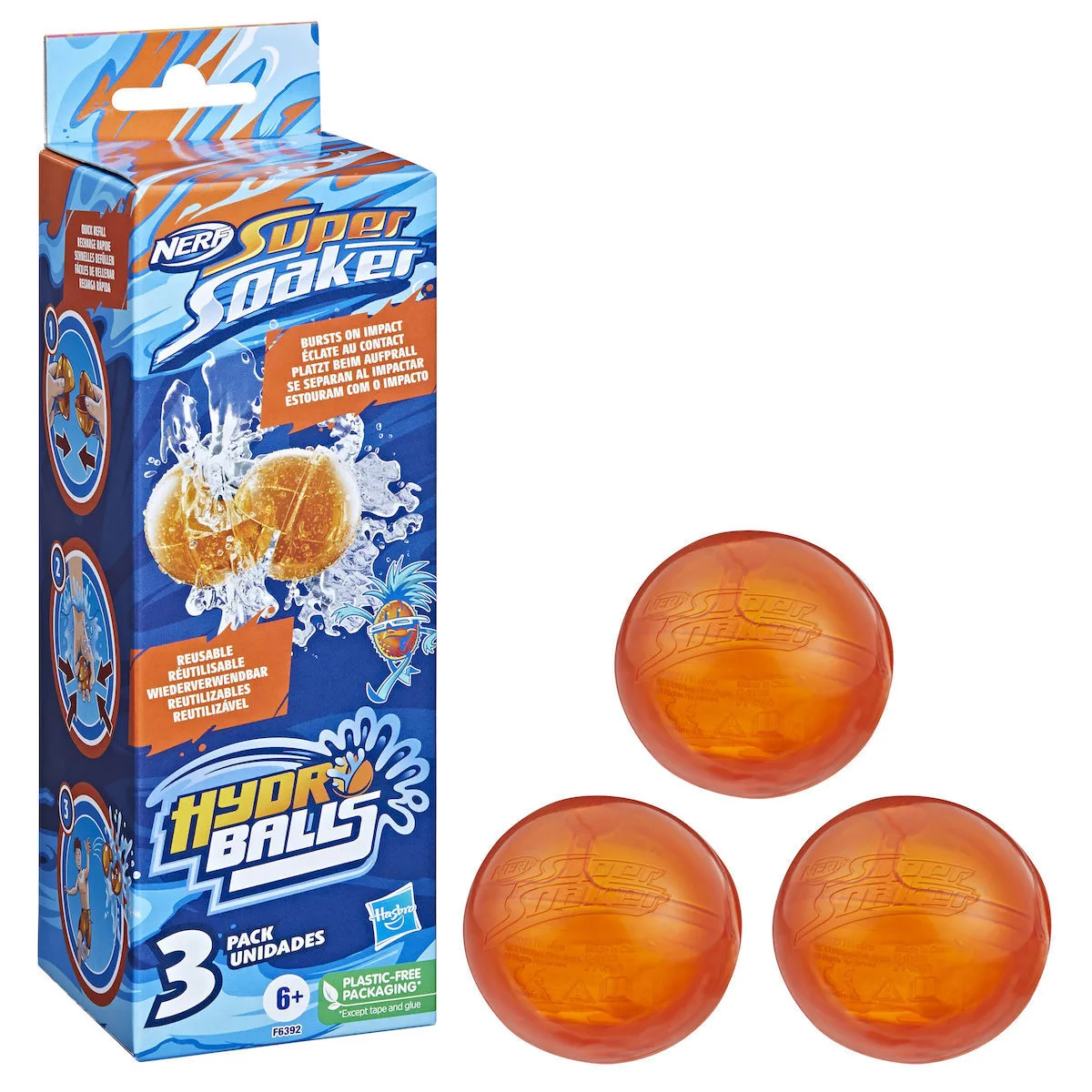 20230207161222_7afb390f Nerf Σφαίρες Hydro Balls Super Soaker για 6+ Ετών F6392 - Image 1