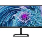 Philips E Line 346E2LAE Ultrawide VA Monitor 34" 3440x1400 με Χρόνο Απόκρισης 4ms GTG