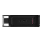 Kingston DataTraveler 70 256GB USB 3.2 Stick με σύνδεση USB-C Μαύρο