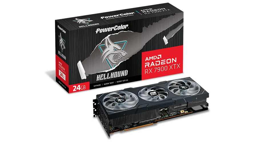20230208101504_powercolor_radeon_rx_7900_xtx_24gb_gddr6_hellhound_karta_grafikon_rx_7900xtx_24g_l_oc PowerColor Radeon RX 7900 XTX 24GB GDDR6 Hellhound Κάρτα Γραφικών RX 7900XTX 24G-L/OC - Image 1
