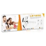 Libox LB1600 Εξωτερική Κεραία Τηλεόρασης (δεν απαιτεί τροφοδοσία) σε Μαύρο Χρώμα Σύνδεση με Ομοαξονικό (Coaxial) Καλώδιο