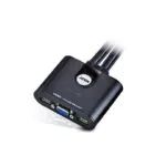 Aten 2-Port USB VGA Cable KVM Switch with Remote Port Selector