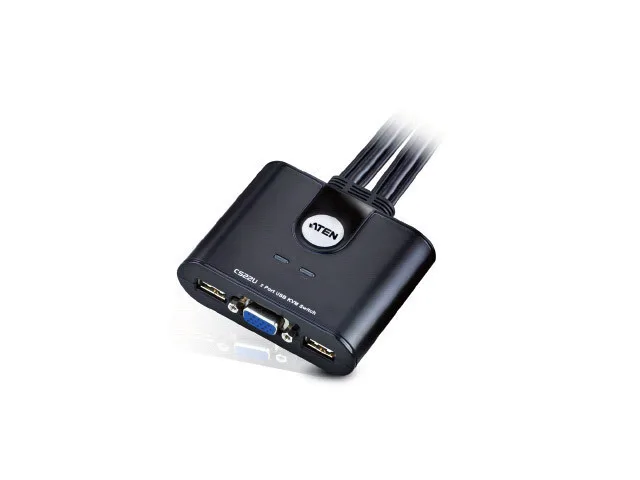 20230214112805_fdc00281 Aten 2-Port USB VGA Cable KVM Switch with Remote Port Selector - Image 1